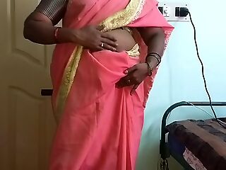 horny desi aunty demonstrate hung boobs on cam then fuck acquaintance husband